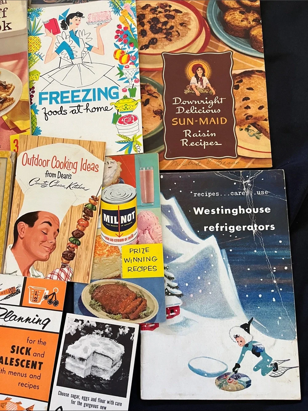 1920s~60s Lot Of 19 Recipe Booklets Cookbook Pamphlets Books Vtg MCM Advertising